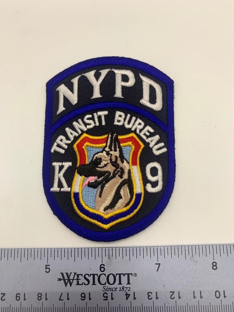 NYPD TRANSIT BUREAU K9 PATCH Collectable Unworn