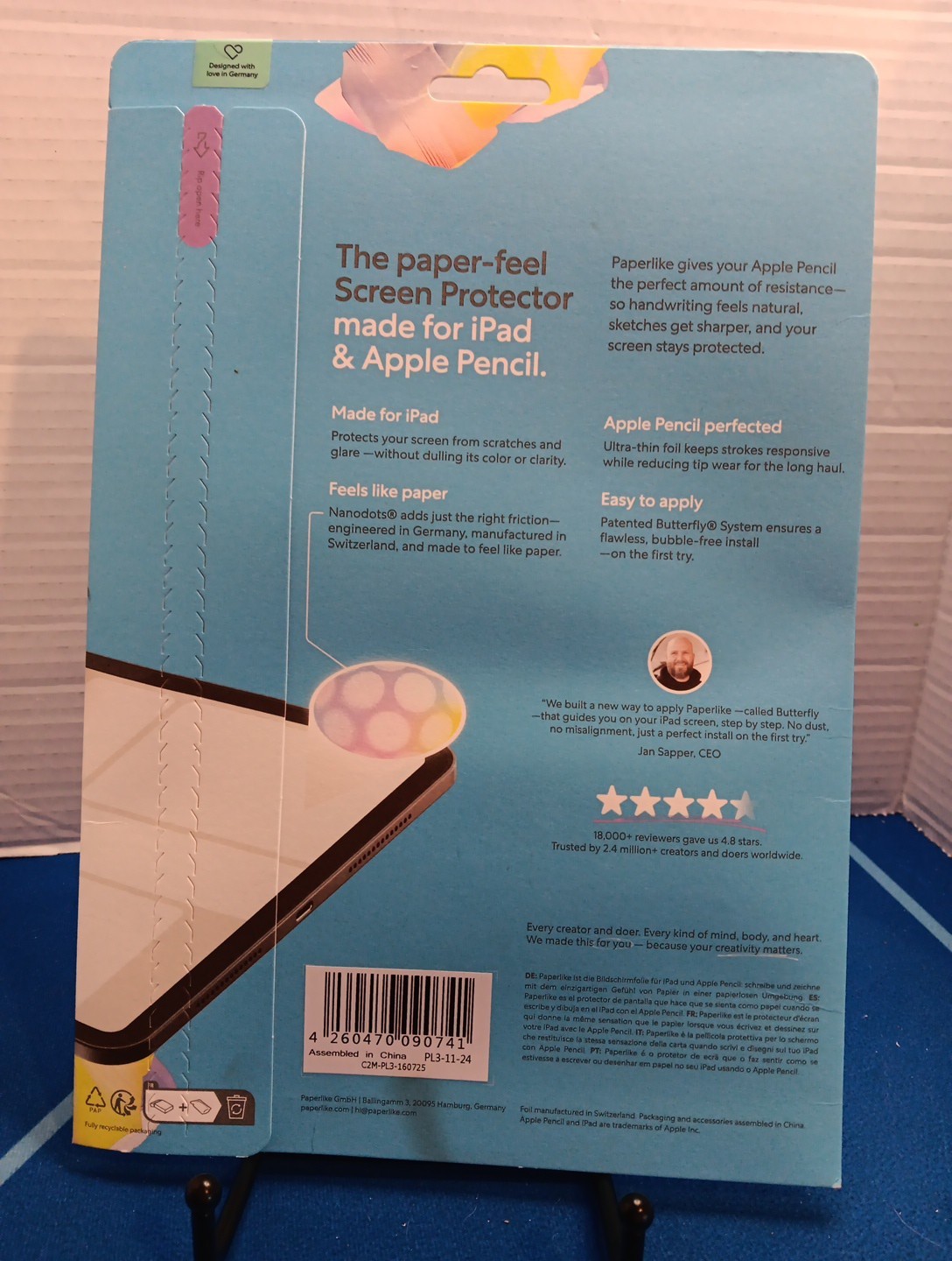 Paperlike 3 Screen Protector Apple iPad Pro 11" (2024) - 2 Pack & Pencil Tips