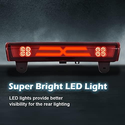 LED Third Brake Light Compatible with 2000-2006 Type X Red Lens Clear Housing