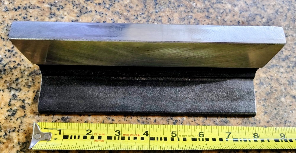 🗽8" RAIL TRACK FOR ANVIL WORK BLACKSMITH/ HOBBIEST