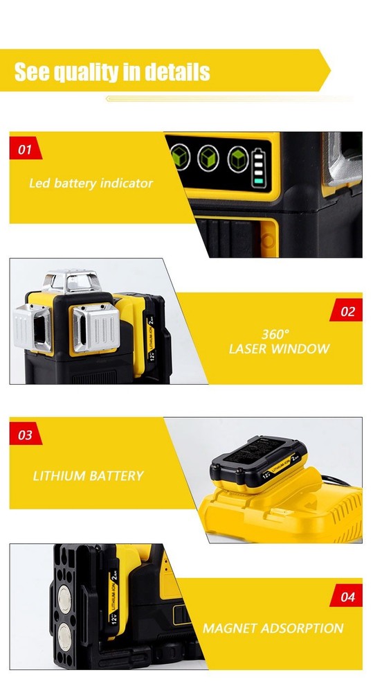 laser level 360 with tripod
