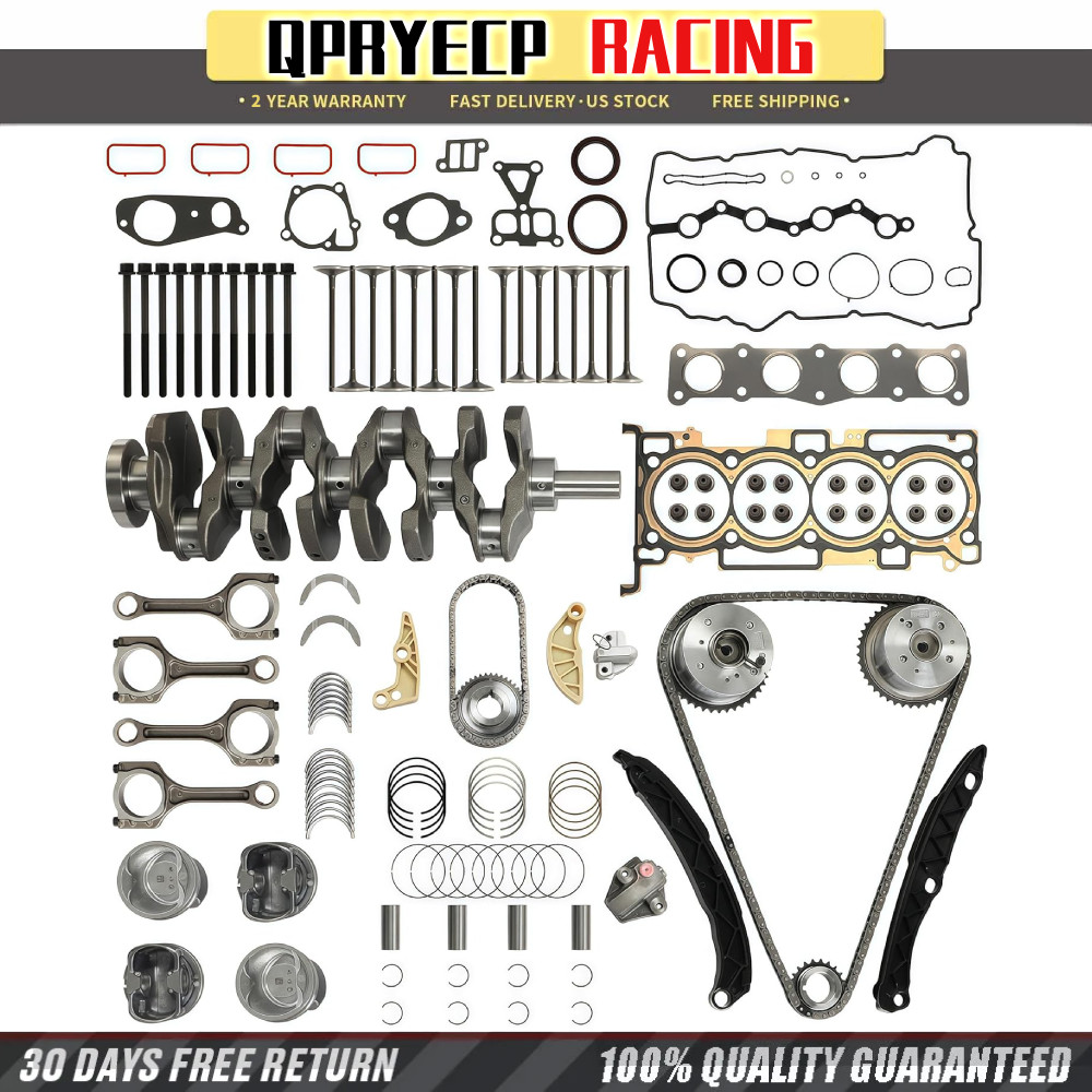 G4KJ 2.4L Engine Overhaul Rebuild Kit w/ Crankshaft Rods Timing For Hyundai KIA