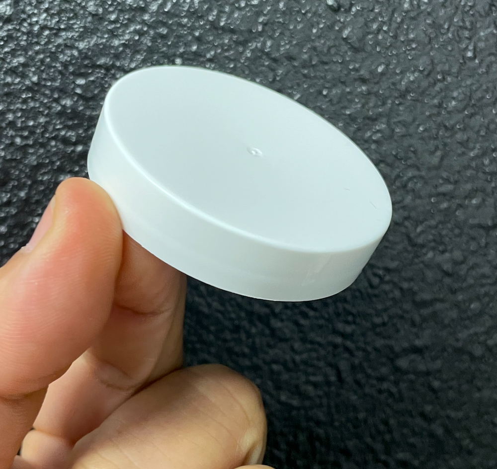 53mm Smooth Induction Cap, Bottle, Jar, Container, White 1,300 units per Case