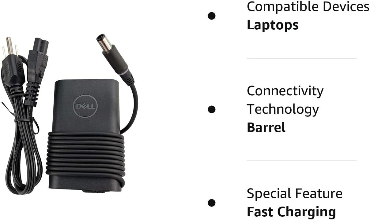 Original Dell Latitude 5480 5580 7280 7480 7490 65W AC Adapter Charger Power