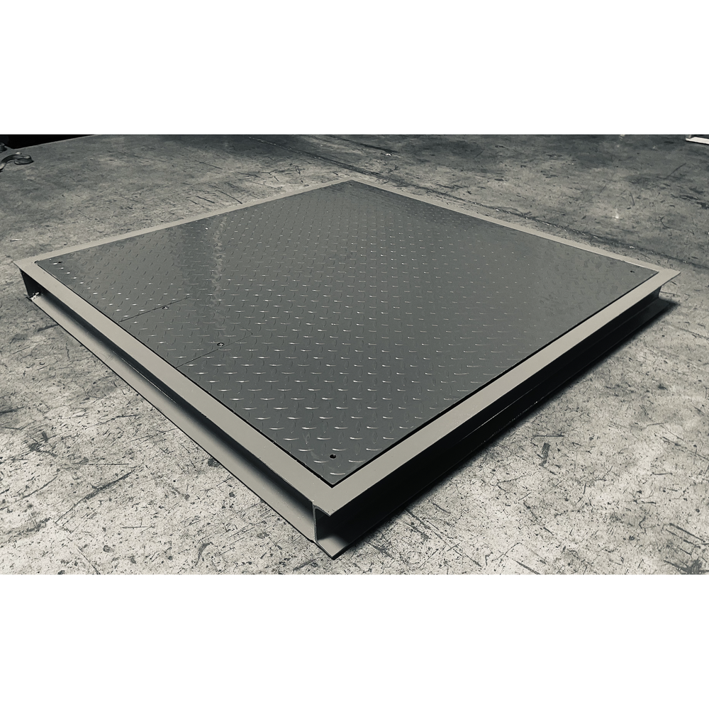 SellEton 84" x 84" Floor Scale with Pit Frame for above & in-ground use 5000 lb