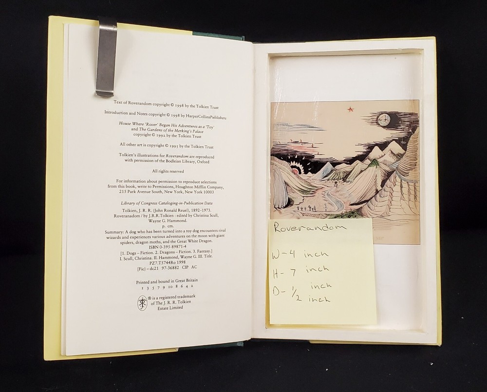 JRR TOLKIEN, Roverandom - Gift Present Box, Handmade Diversion Safe Book