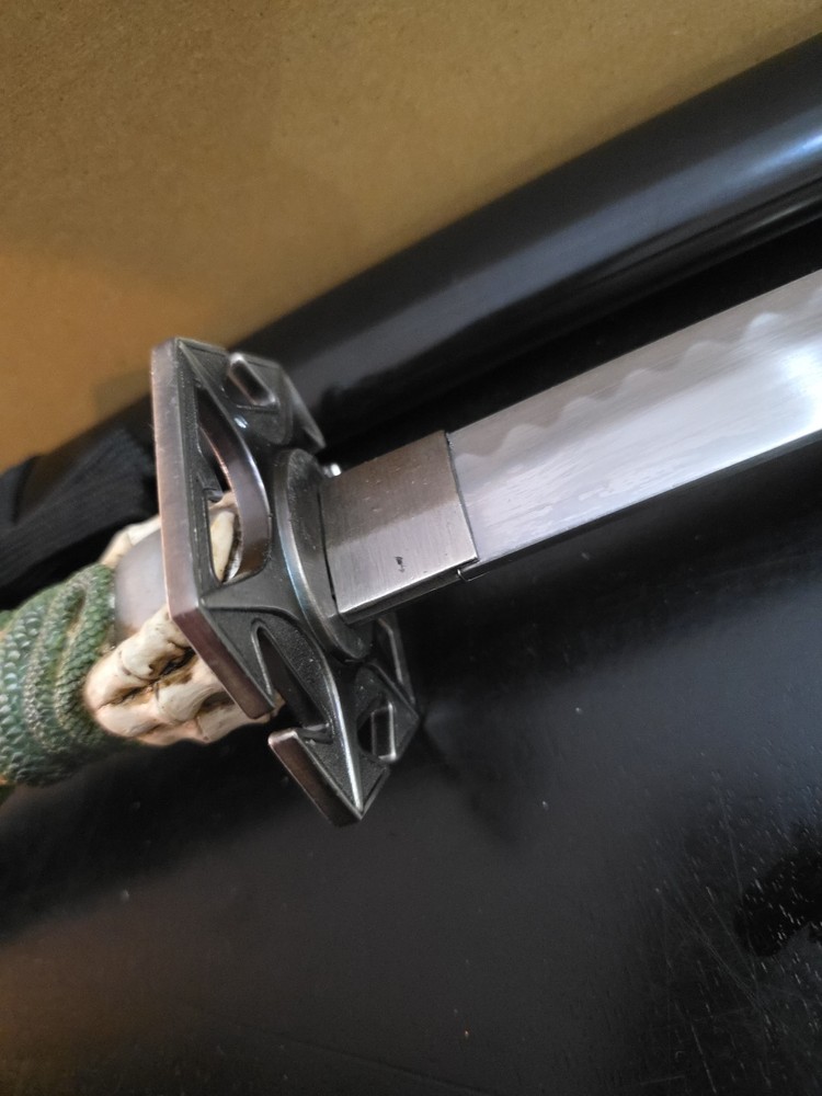 Coiling Dragon Skeleton Katana Replica Display 38"