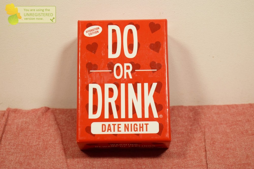 Do Or Drink Date Night Hydration Edition Game