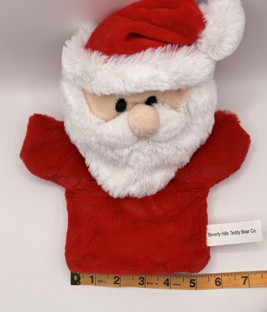 Santa Hand Puppet By Beverly Hills Teddy Bear Co