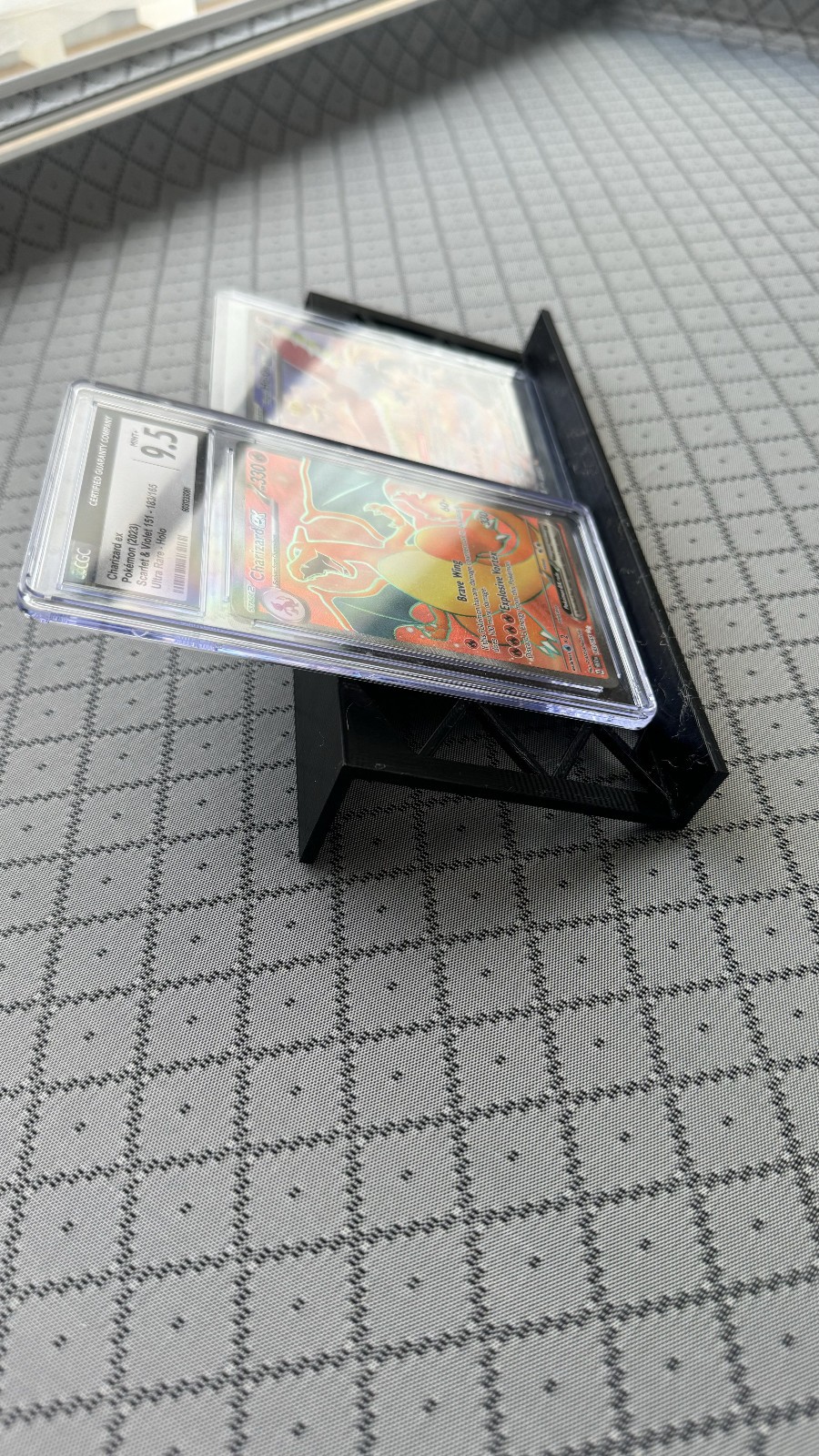 Display Case Card Riser Stands – Designed for 34” x 22” Display Cases Horizontal