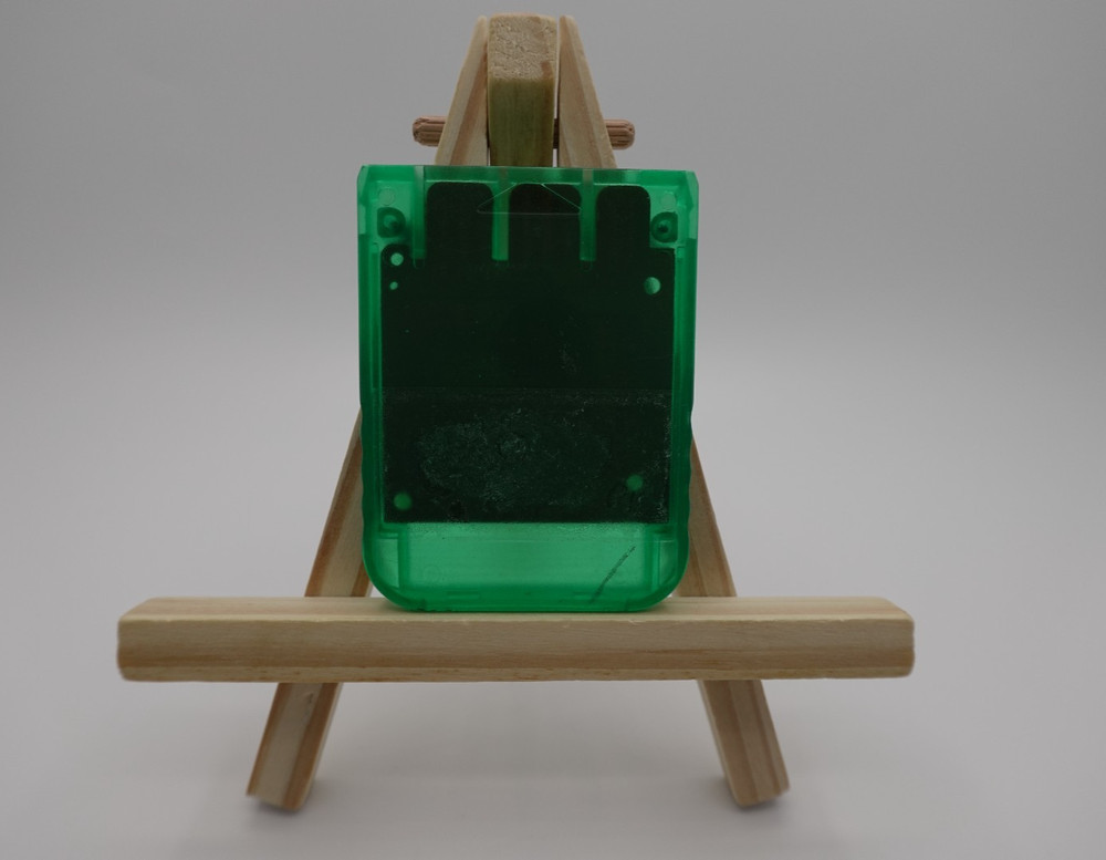 PlayStation one memory card Interact 1 Mb 15 Blocks Translucent green