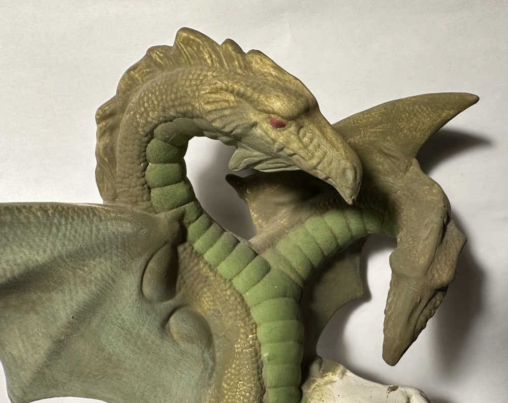TWO HEADED DRAGON CERAMIC BISQUE DOC HOLLIDAY MOLD 1999