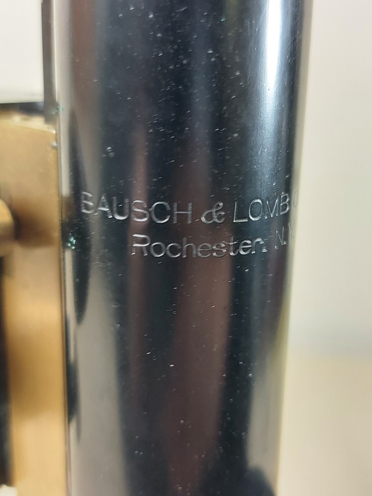 Antique 1915 Bausch&Lomb Optical Microscope With Box