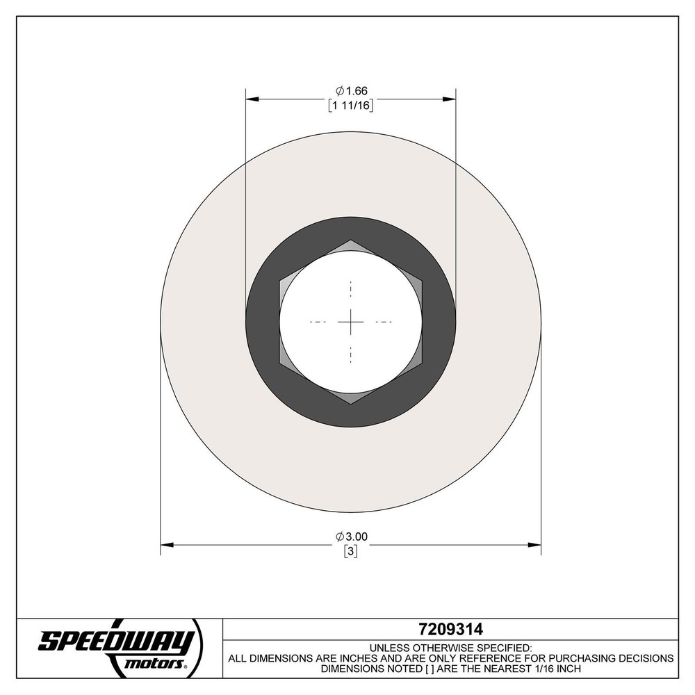 Universal Bolt-Through Rubber Engine/Motor Mount Cushion Kit, Speedway