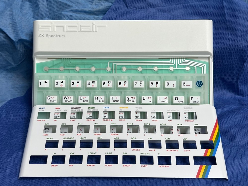 Sinclair ZX Spectrum 16K / 48K Replacement Case - Repro Set White