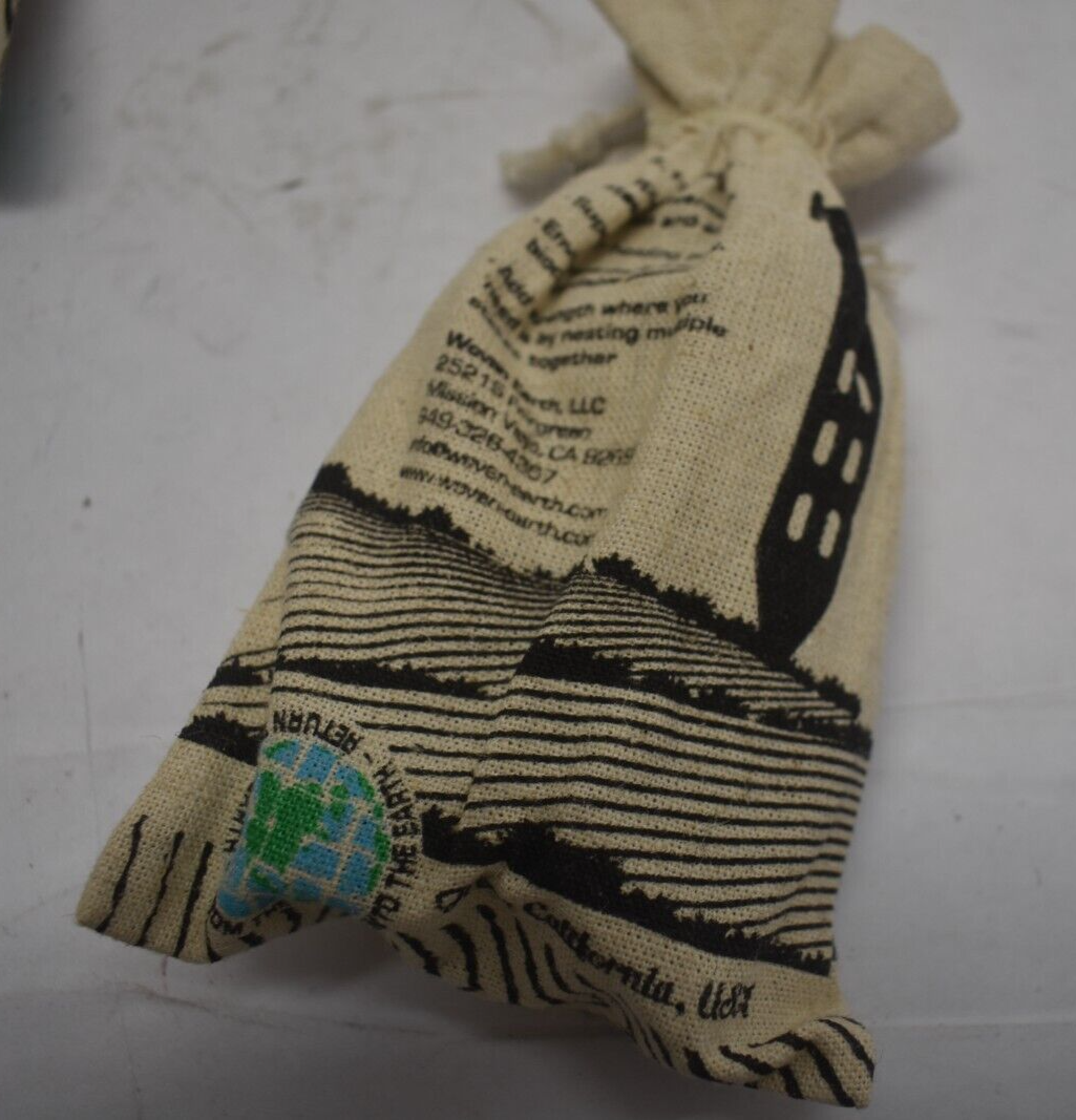 Woven Earth Biodegradable 4” Nesting Landscape Stake Organic Lot of 60 Stakes