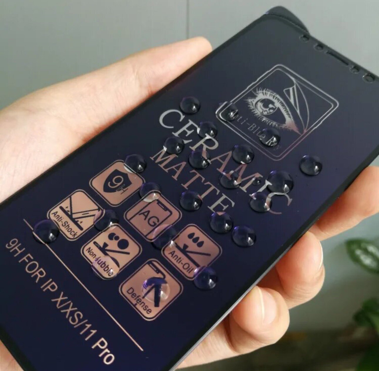 Anti-Blue Light Hydrogel Screen Protector For iPhone 15 14 13 12 11 Pro Max Plus