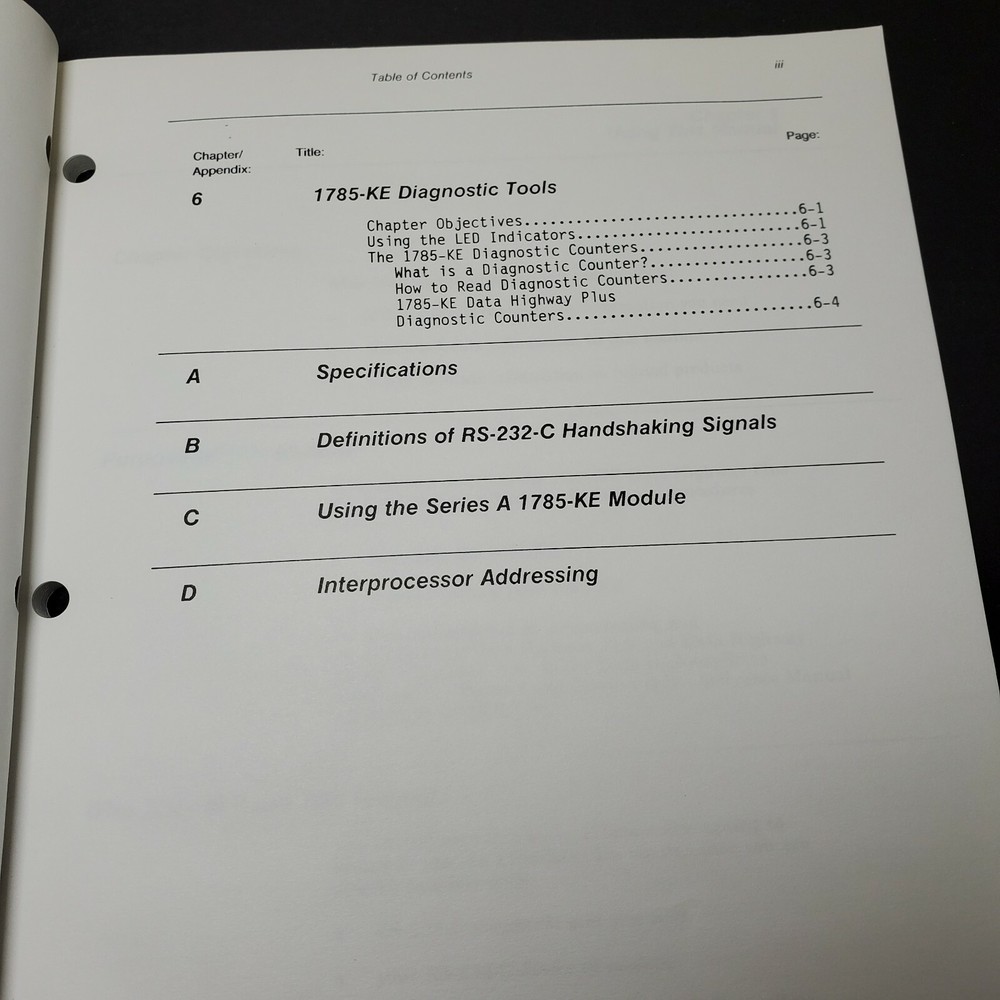 Allen-Bradley 1785-K Data Highway Plus Communications Interface Mod Users Manual