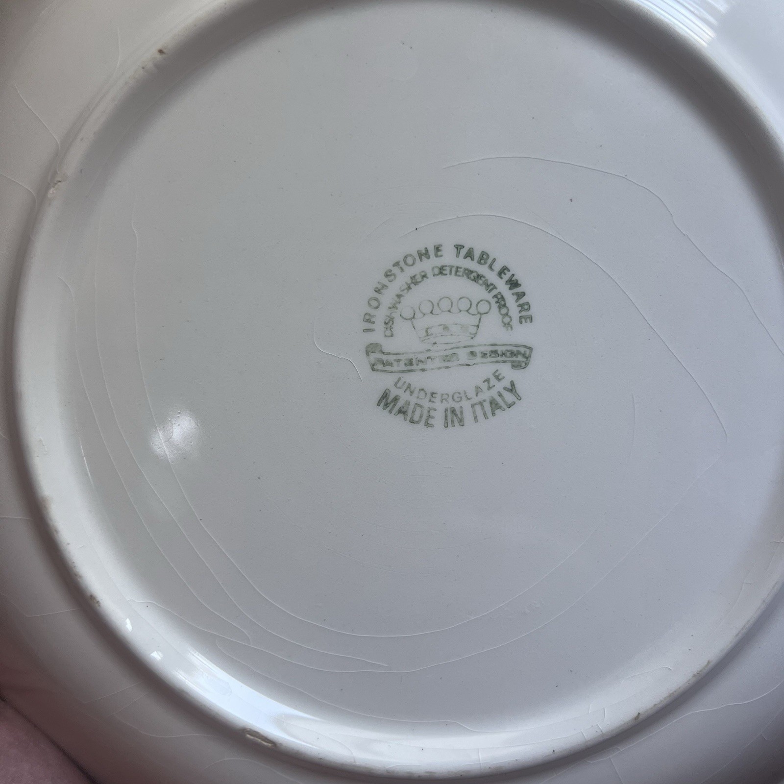 Himark Pasta Bowls Serving and Serving Set Olive Pattern VTG Made In Italy