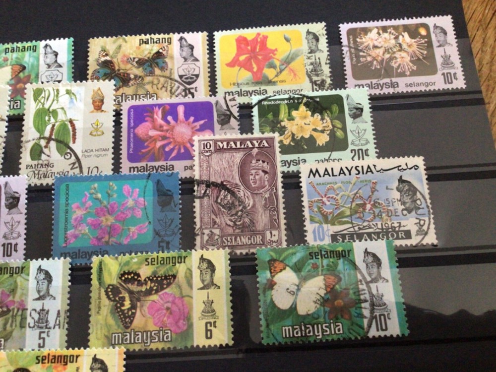Malaya used stamps A12495