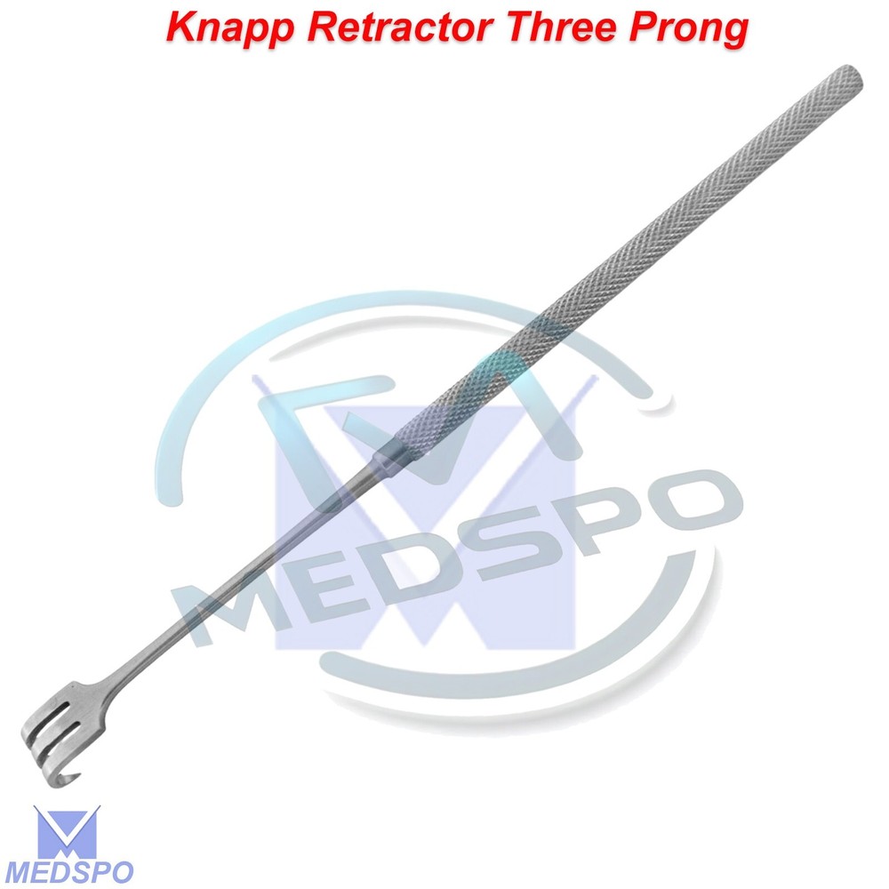 Surgical Knapp Retractor Three Prong Hook Sharp Ophthalmic Surgery Instruments