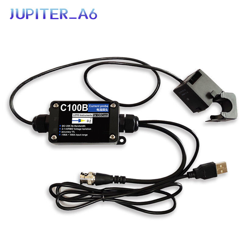 Clamp-on Current Probe Open-close Transformer 10A~200A Current Detection