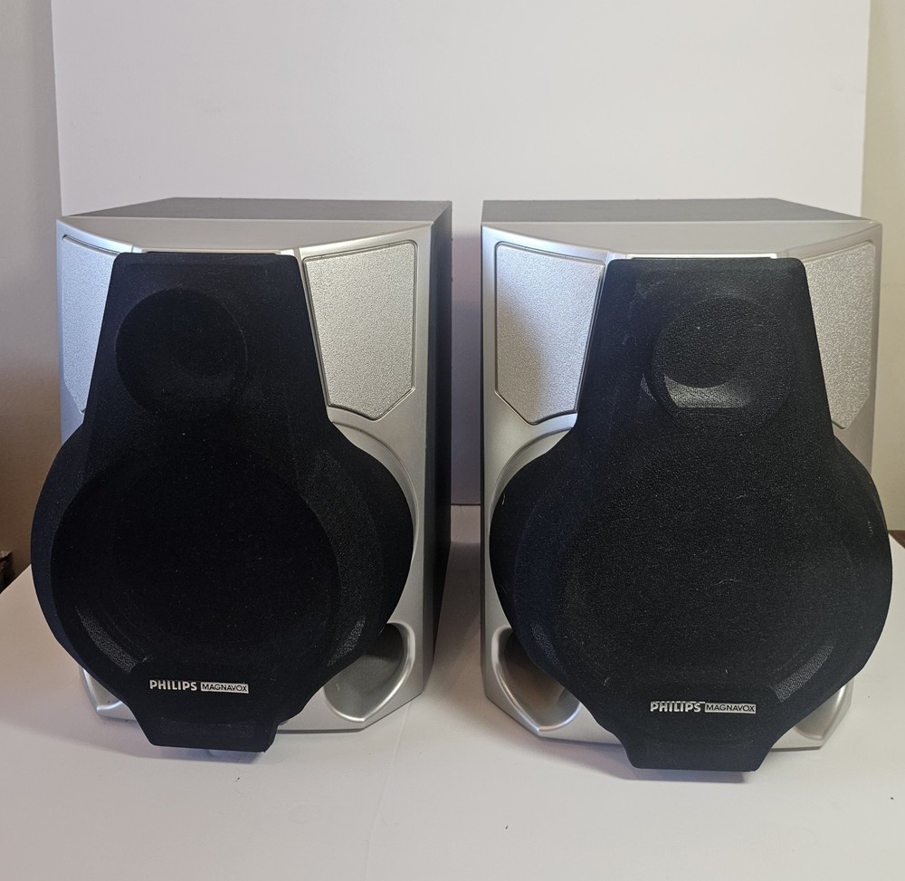Phillips Magnavox FB 538 PM Speaker System-Pair Tested