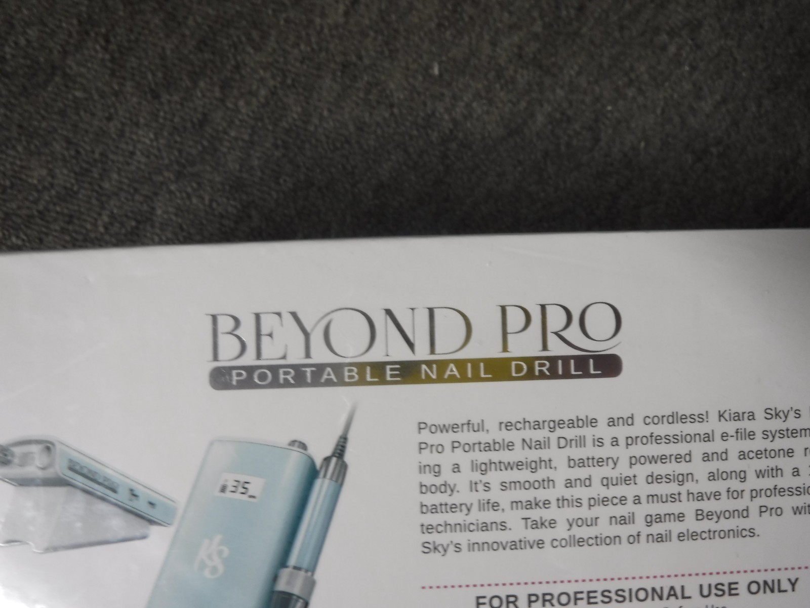 *NEW* Kiara Sky Beyond Pro Portable Nail Drill Blue KSBLUEDRILL