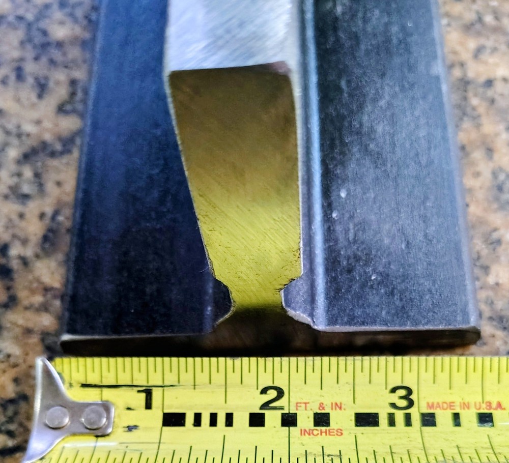 🗽8" RAIL TRACK FOR ANVIL WORK BLACKSMITH/ HOBBIEST