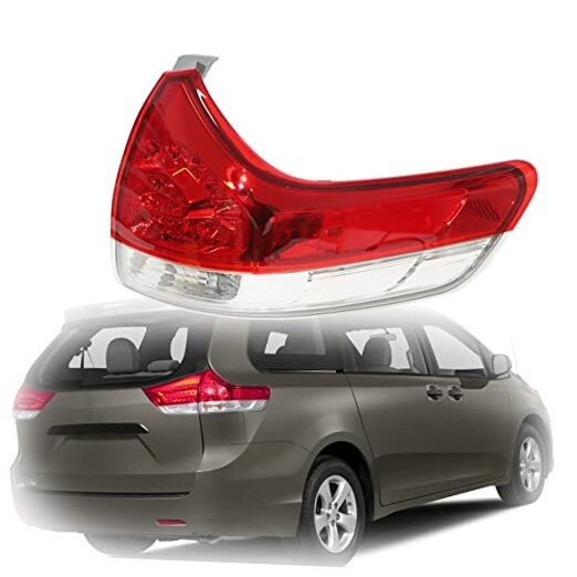 Right Tail Light Assembly Replacement for Sienna 2011 2012 2013 2014 Rear