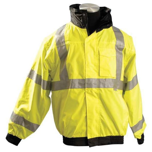 Occunomix Lux-Tjbj-Ys Jacket, Polyester, Class 3 R, Yellow, S