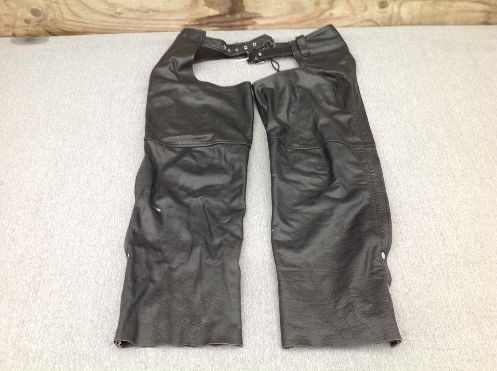 Xelement Leather Chaps, Size 40