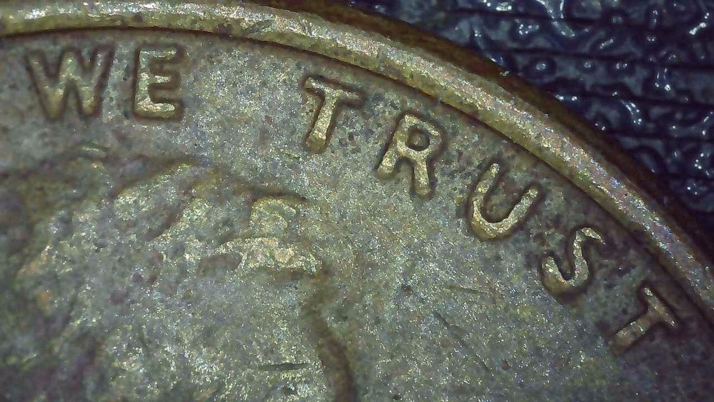 1978 D Lincoln Penny error filled mintmark