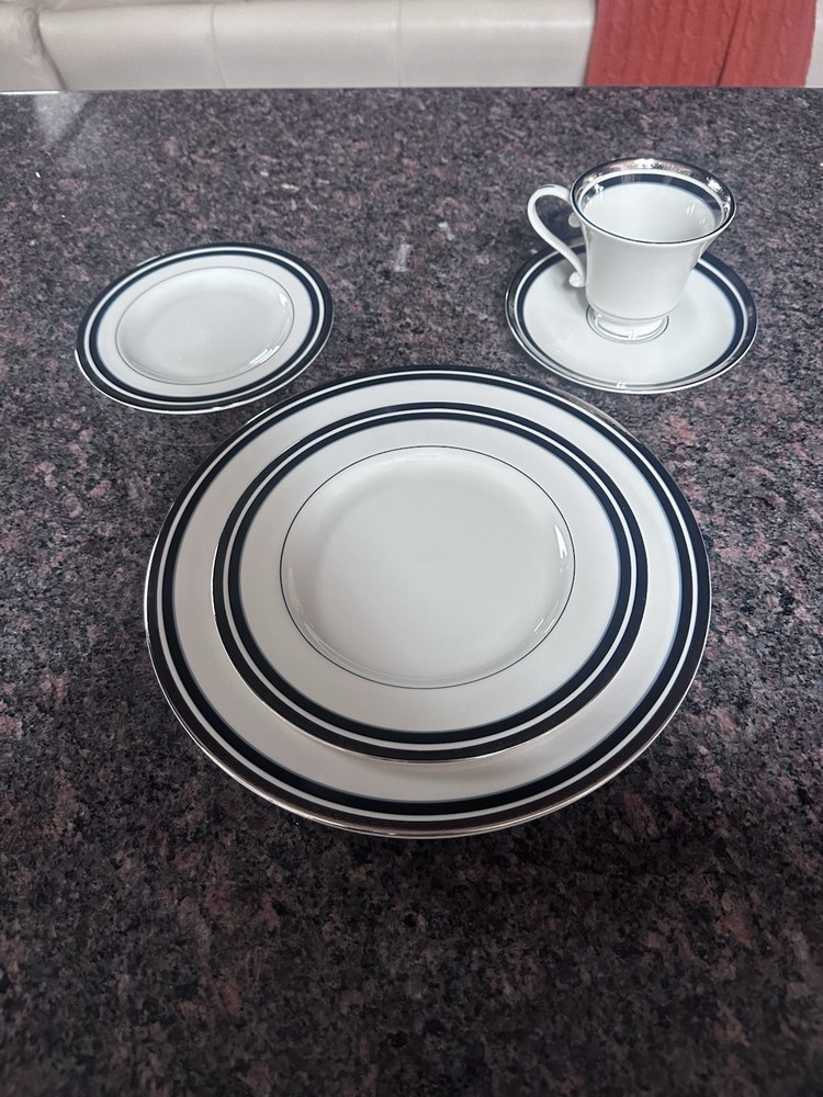 Pickard China- Pattern DIPLOMAT 12 Complete Place Setting