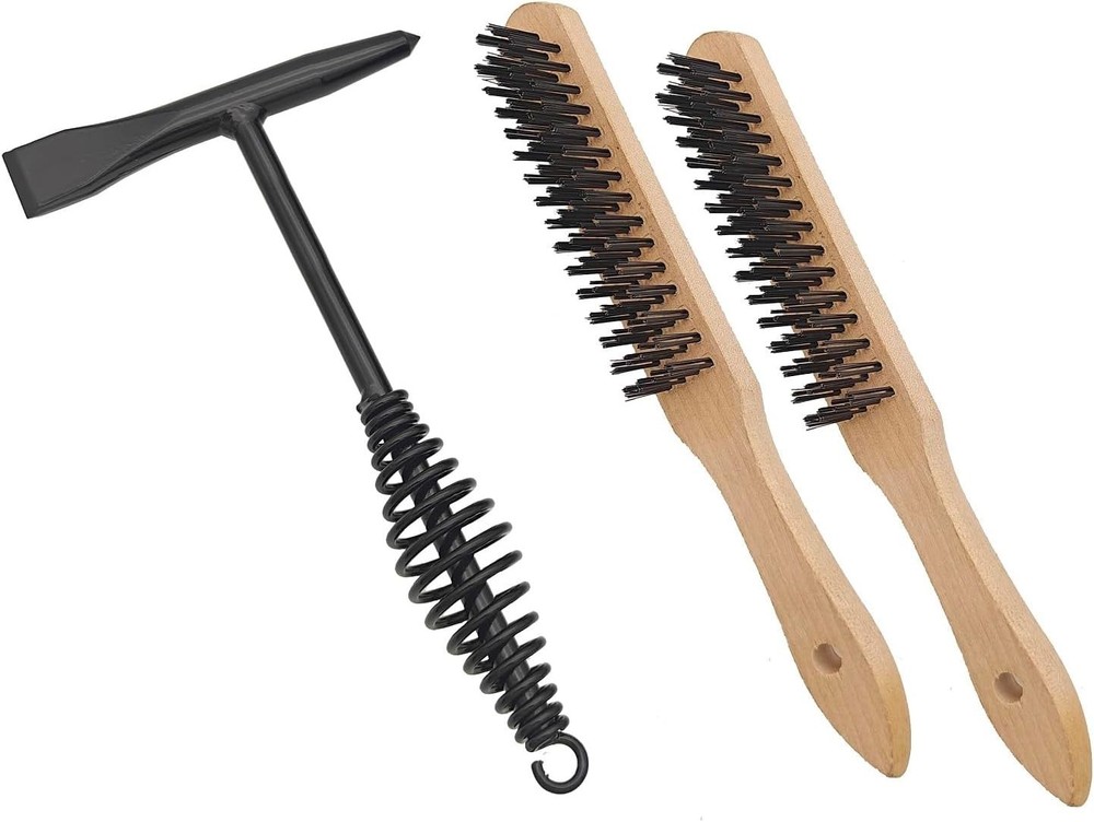Welding Chipping Hammer with Coil Spring Handle,10.5",Cone and Vertical Chisel,1