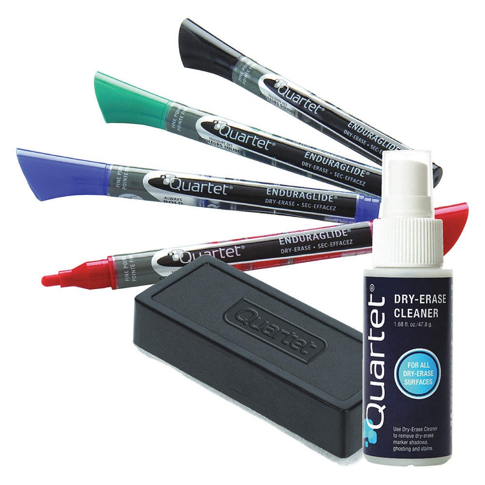 QUARTET  Dry Erase Marker Set,Assorted,Capped,PK5 49EU87