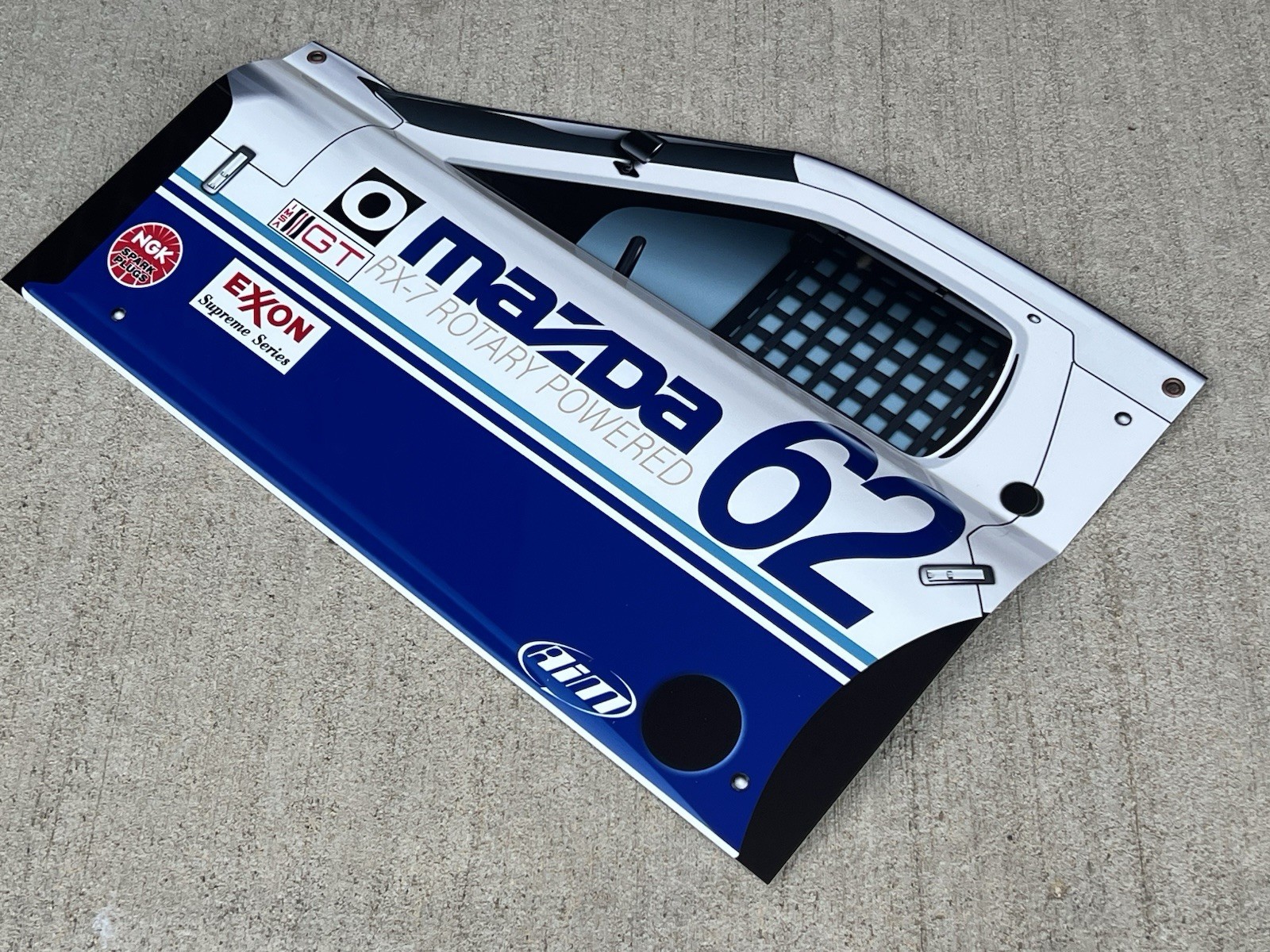 Wow! 1991 Mazda RX-7 Gto Imsa Racing MAZDASPEED Metal Sign 18 Inch Curved Sign