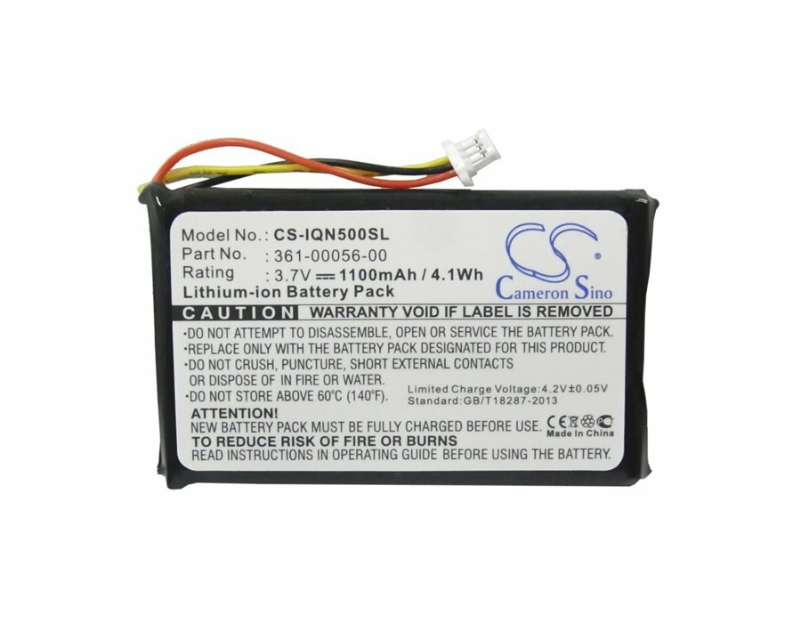 1100mAh Battery For Garmin Drive 51LMT-S,DriveSmart,Nuvi 30,50LM,55,55LM,55LMT