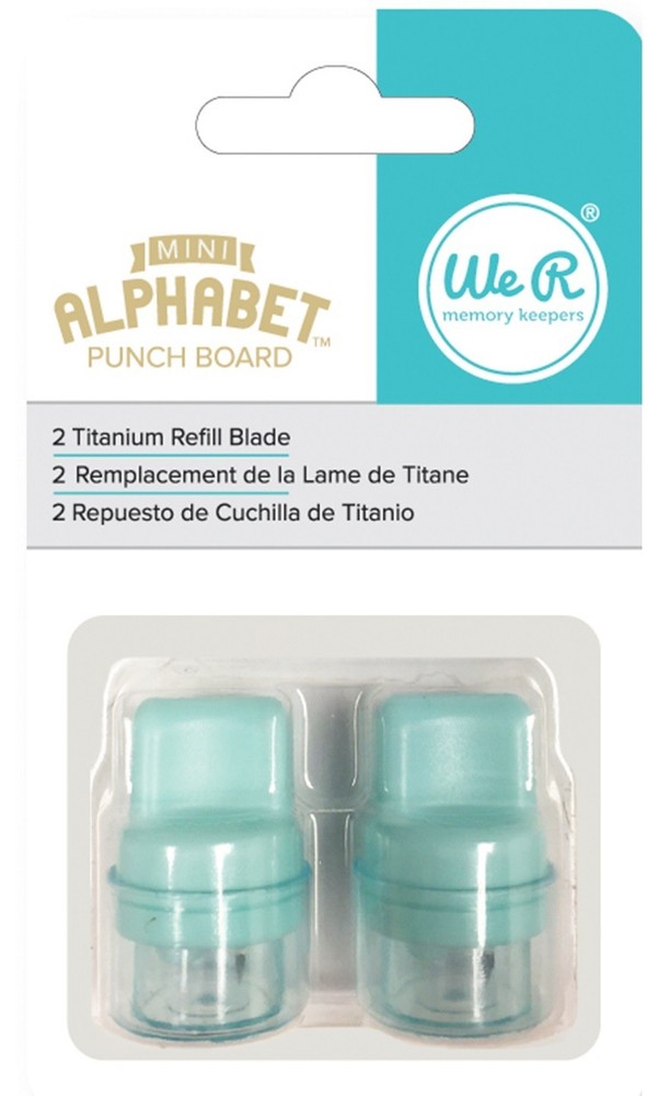 We R 663005 Mini Alphabet Punch Board Blade Refill (Replacement Blade)