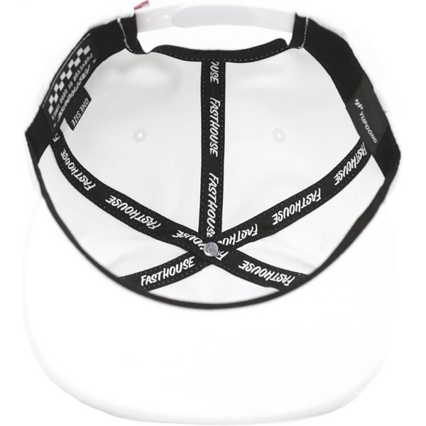 Fasthouse Panama Snapback Hat | White