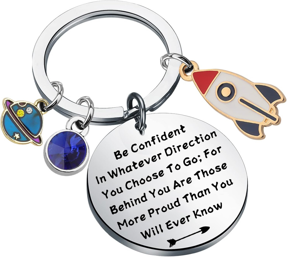 Rocket Ship Keychain Astronaut Gift Future Astronaut Gift