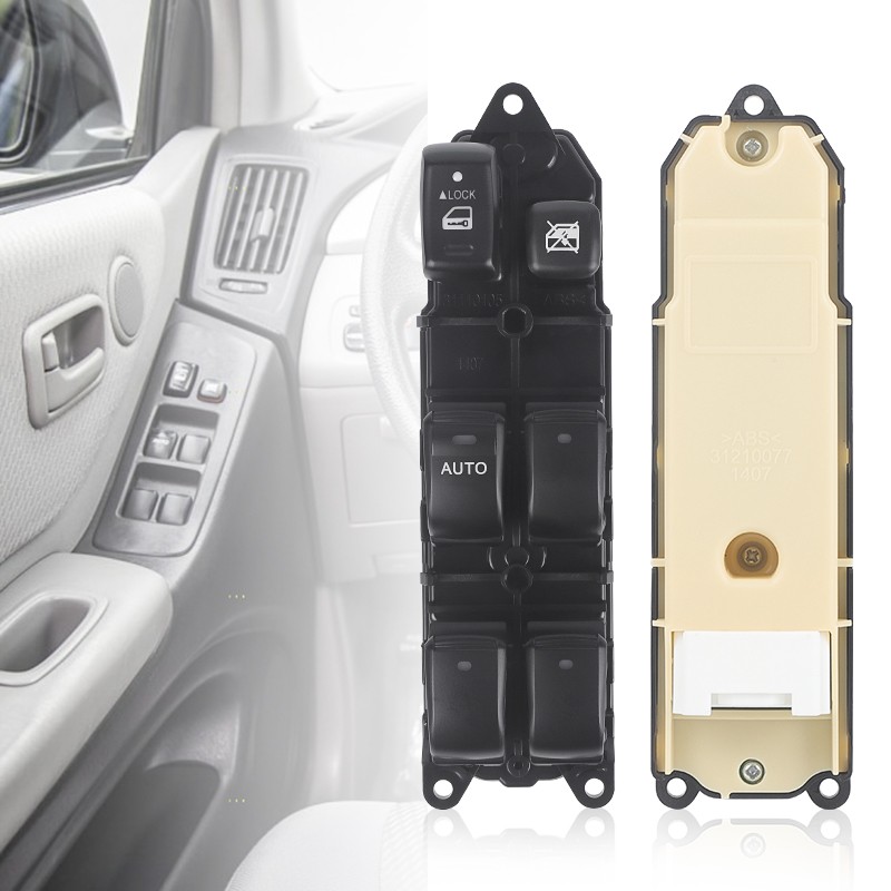 Left Driver Master Power Window Control Switch For Toyota Highlander 2001-2007
