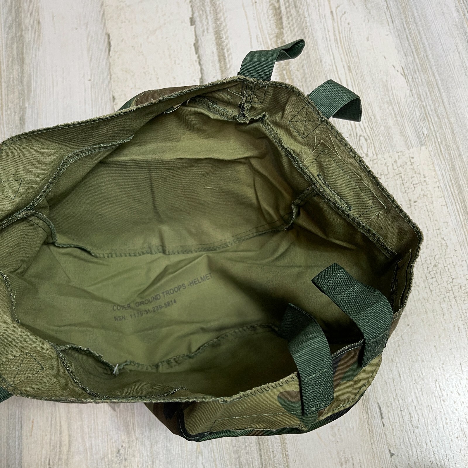 Woodland Camo PASGT Helmet Cover One Size Fits All Ground Troop Camouflage NWT