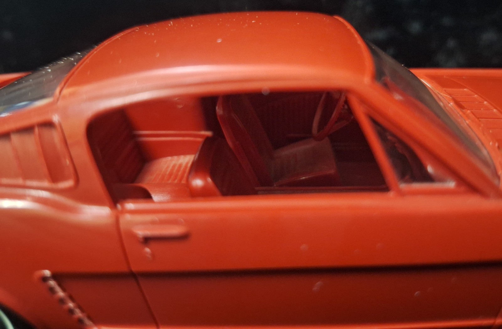 Vintage 1965 AMT Red FORD MUSTANG FASTBACK Dealer Promotional Plastic Model Car