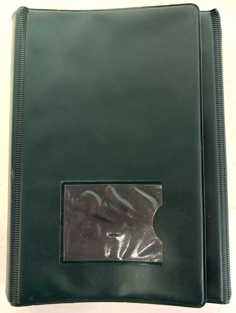 British Military Plastic Folder with Section Commanders Insert Aide Memoire