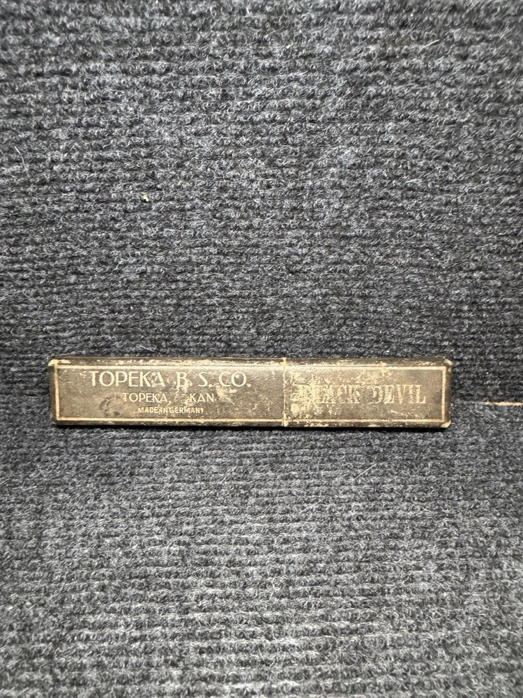 Antique Straight Razor “Black Devil”