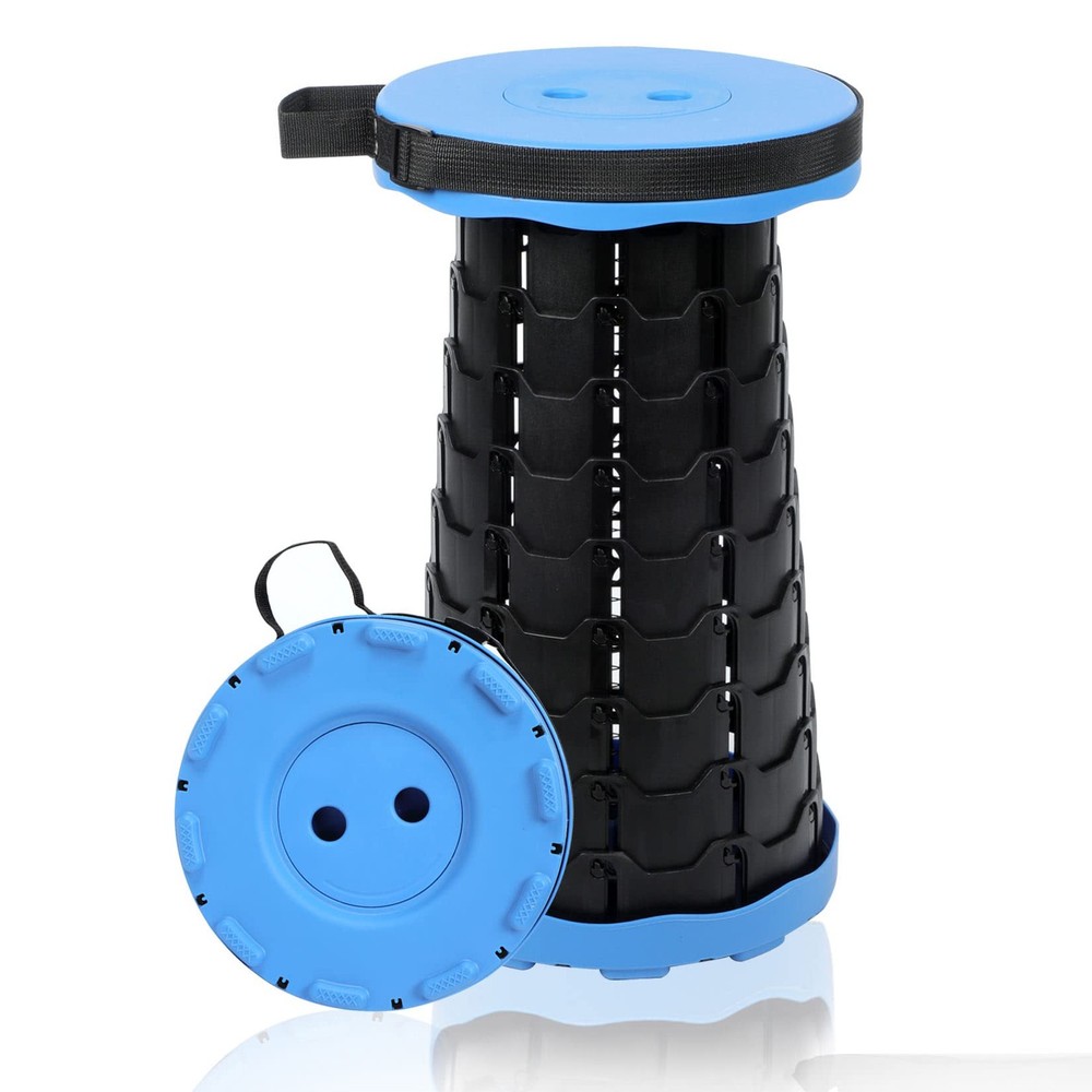 Foldable Telescoping Stool Portable, Retractable Stool for Adults, Upgraded C...