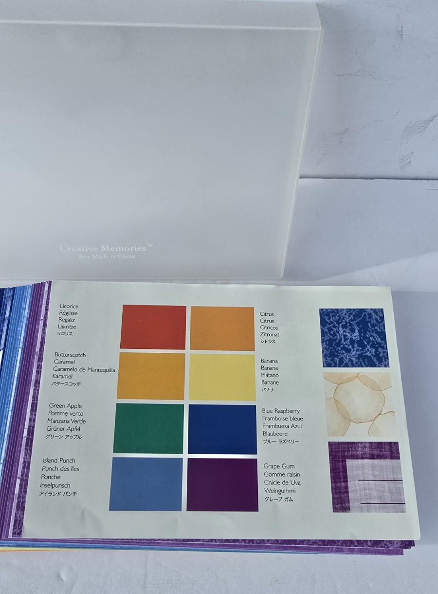 Paper Stack Sets- Pets School Flowers Pattern Solid Color New Open See Photos