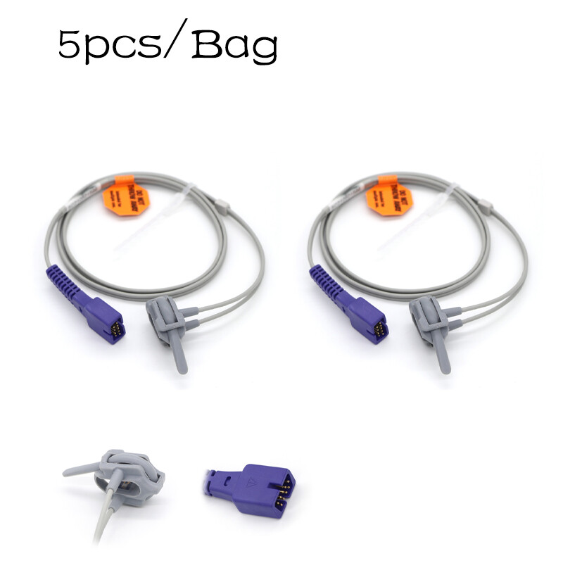 Compatible For N-100 Oximax Neonate Wrap Sensor SpO2 Sensor DB9,5PC/Pack