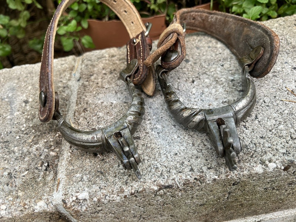 Antique Mexican child spurs